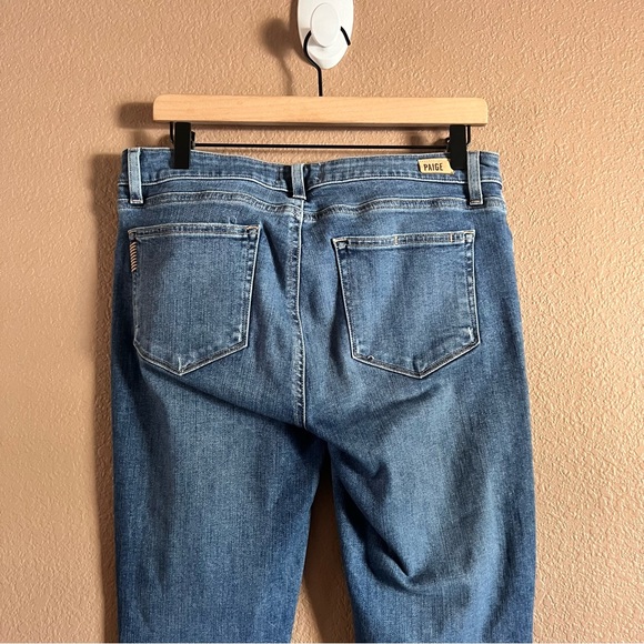 PAIGE Verdugo Ankle Distressed Jeans Size 31 - Picture 8 of 11